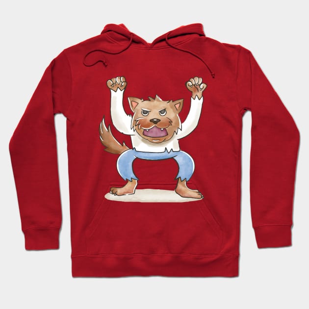 Bear Monster Hoodie by Dmitriy